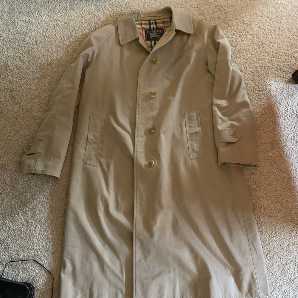 Vintage Burberry car coat